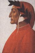 Portrait of Dante Alighieri (mk36) Sandro Botticelli